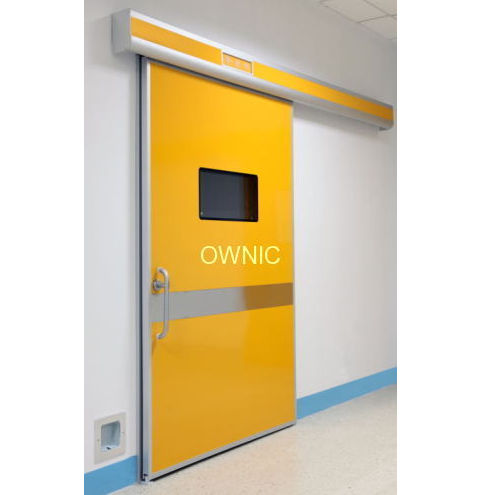 Puerta para sala de operaciones - QTDM-3 - OWNIC - corredera / de acero inoxidable / de aluminio
