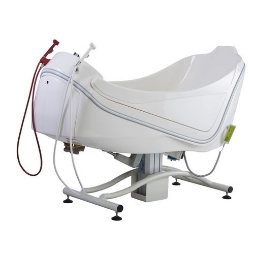 Bañera de hidromasaje con lámparas de cromoterapia - Relax - SCEMED - con altavoces de sonología
