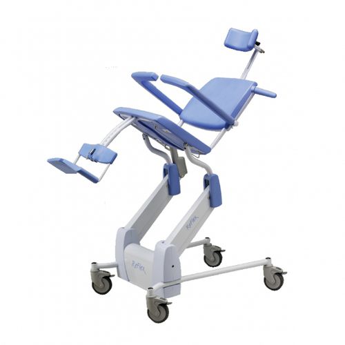Silla de ducha con reposabrazos - Reflex - SCEMED - con respaldo / con ruedas / con reposapiés