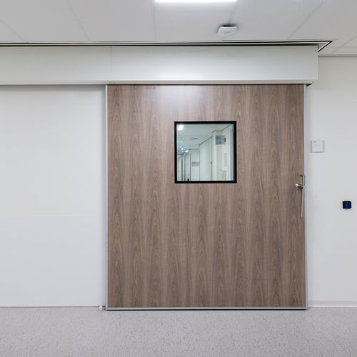 Puerta de protección radiológica - Medicare EI1 - Metaflex Doors Europe - antiincendios / con blindaje RF / para sala de operaciones