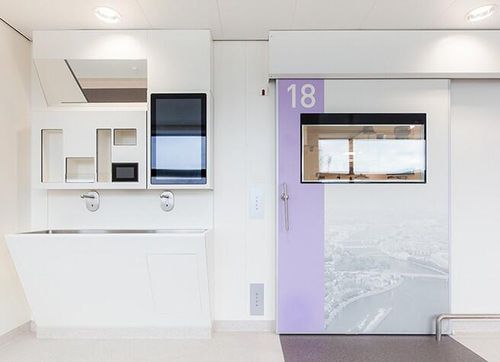 Puerta de protección radiológica - Medicare - Metaflex Doors Europe - antiincendios / para sala de operaciones / para cuidados intensivos