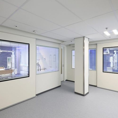 Puerta para cuidados intensivos - Metaficient - Metaflex Doors Europe - para servicio de urgencias / para habitación de pacientes / para sala de reconocimiento