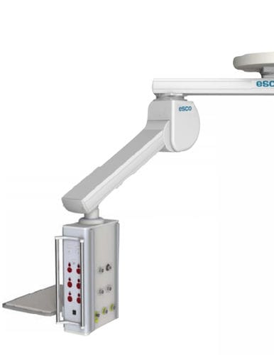 Brazo de distribución de techo - 700 CSRFHD - ESCO Medicon - para cuidados intensivos / articulado / de altura regulable
