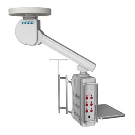 Brazo de distribución de techo - 700 CRFHD - ESCO Medicon - para cuidados intensivos / modular / de altura regulable