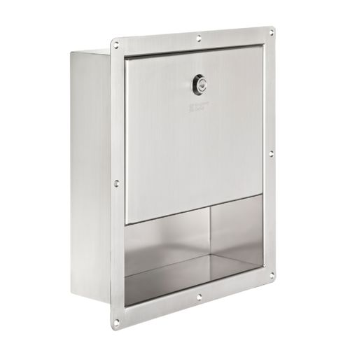 Dispensador de toallitas de papel - KG11 - Kingsway Group - de acero inoxidable / de pared