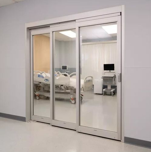 Puerta para sala blanca - ProCare™ 8500 - Stanley Access Technologies - de hospital / para cuidados intensivos / telescópica