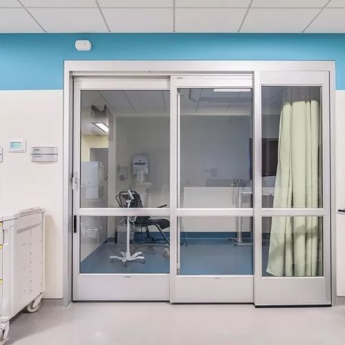 Puerta de hospital - Dura-Care 7500TL-FBO - Stanley Access Technologies - para cuidados intensivos / corredera / de vaivén