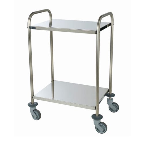 Carro médico - Sclessin Productions - para instrumental / para cuidados / de acero inoxidable