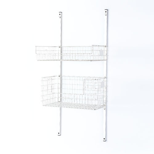 Estantería modular - Sclessin Productions - para cestas / de pared / de acero inoxidable