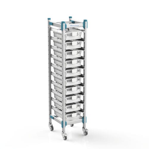 Carro de medicamentos - EasyLine bloc - Sclessin Productions - para dispositivos médicos / para transporte / de almacenamiento