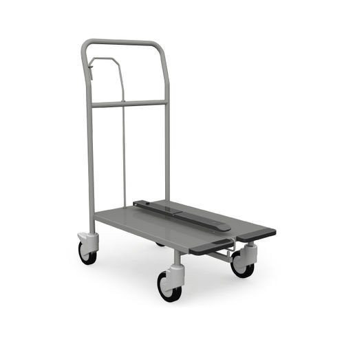 Carro de esterilización - DIN 1  - Sclessin Productions - para material de esterilización / de transferencia / de acero inoxidable