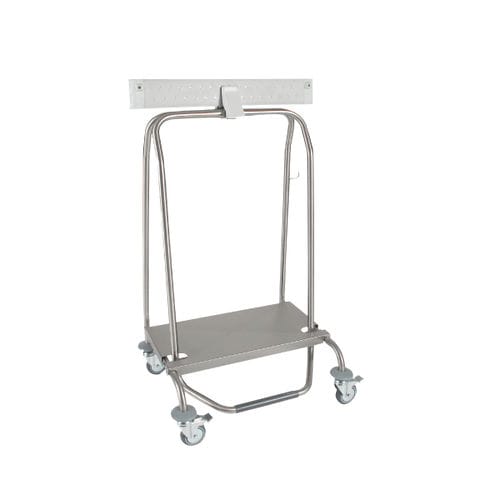 Carro para transporte - Cleany II Standard - Sclessin Productions - para desechos / de acero inoxidable / con bandejas
