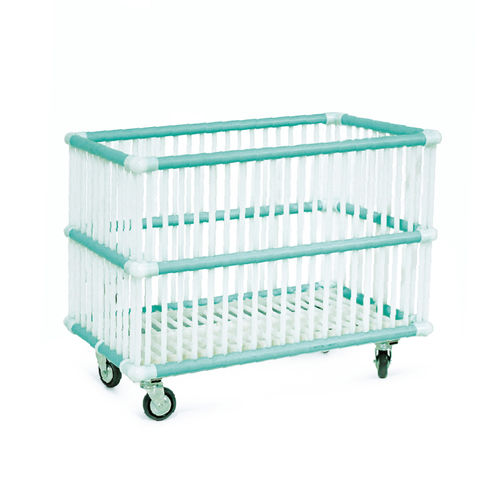 Carro para bolsas para ropa sucia - Moplen - Sclessin Productions - de hospital / de transporte / de almacenamiento