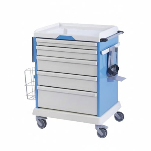 Carro médico - ES 9 - Sclessin Productions - de almacenamiento / para cuidados / de aluminio