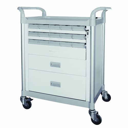 Carro médico - ME4597  - Axis Medical and Rehabilitation - de medicamentos / de dispensación de medicamentos / 2 cajones