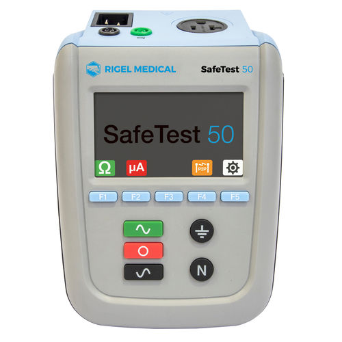 Tester de seguridad eléctrica - SafeTest 50 - RIGEL Medical - de control / de corriente de fuga / de laboratorio