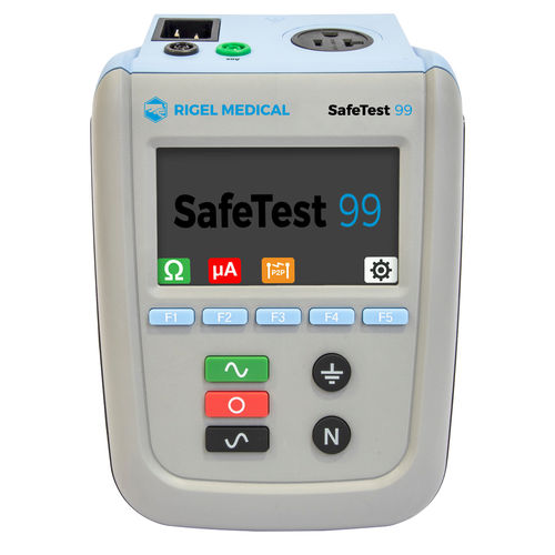 Tester de seguridad eléctrica - SafeTest 99 - RIGEL Medical - de control / de corriente de fuga / de laboratorio