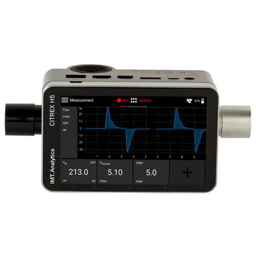 Analizador de caudal - Citrex H5 - RIGEL Medical - de presión / de oxígeno / para ventilador respiratorio