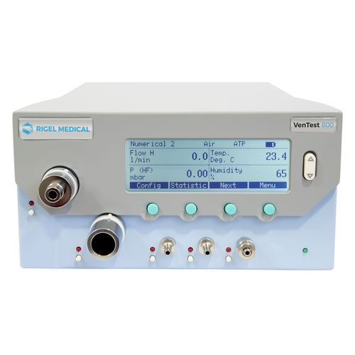 Analizador de caudal - VenTest 800 - RIGEL Medical - de humedad / de presión de gas / de temperatura