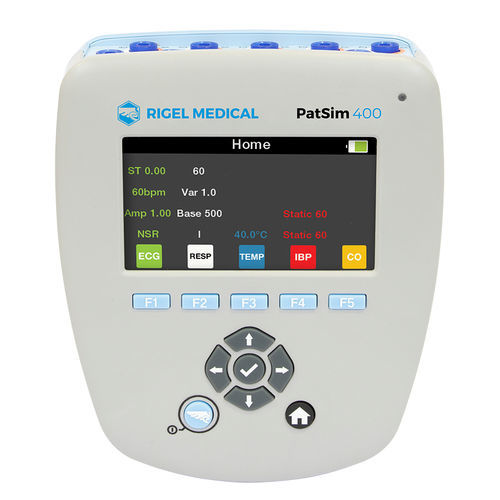 Simulador de paciente de constantes vitales - PatSim 400 - RIGEL Medical - para cuidados de urgencias / pantalla / portátil