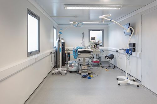 Sala de examen para clínica veterinaria - Portakabin - modular
