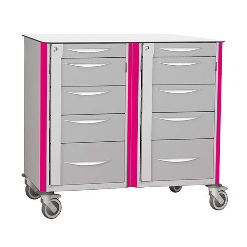 Carro de hospital - Neop® - PRATICIMA - para medicamentos / de dispensación de medicamentos / de aluminio