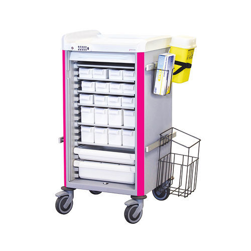 Carro médico - Neop® - PRATICIMA - para medicamentos / de dispensación de medicamentos / de aluminio