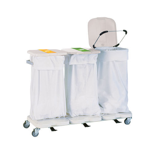 Carro para bolsas para ropa sucia - AB121 series - PRATICIMA - médico / para lavandería / para desechos