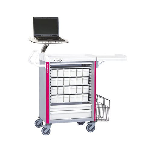 Carro de dispensación de medicamentos - Neop® - PRATICIMA - para medicamentos / de logística / con cajón