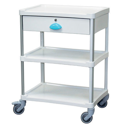 Carro de hospital - Résine® - PRATICIMA - para cuidados / de aluminio / con cajón