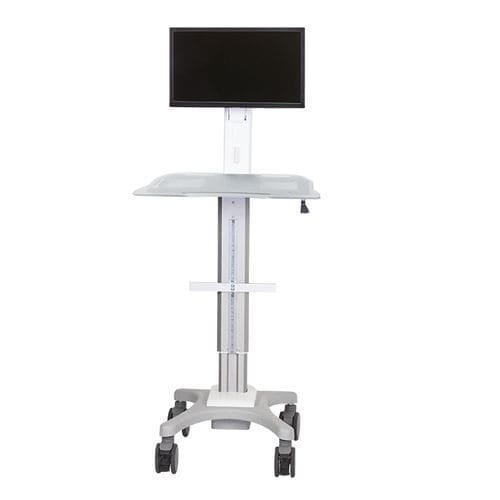 Carro informático para panel PC - IP200 - PRATICIMA - point of care / de altura variable / modular