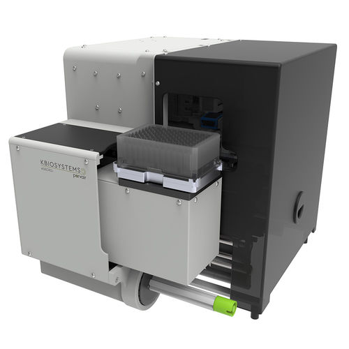 Etiquetadora para laboratorio - eGecko2 - Porvair Sciences Ltd - para la industria farmacéutica / automatizada