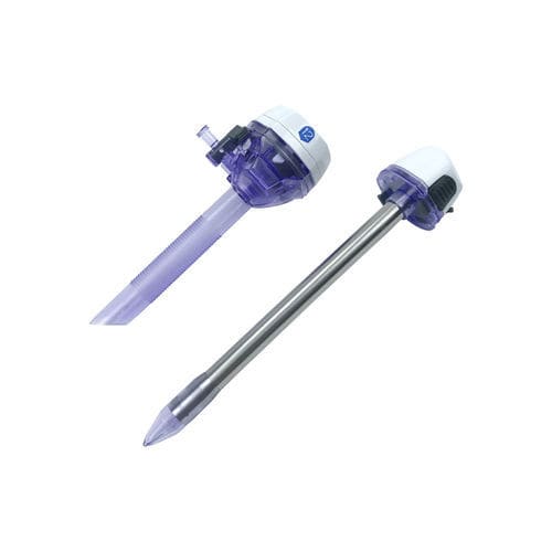 Trocar desechable - QYC series - QJ Medical - laparoscópico / con puerto insuflación / con vaina