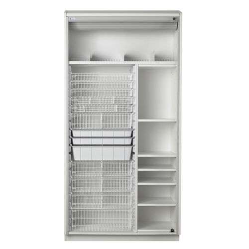 Armario de hospital - 11124LC - Logiquip - con estante / con puerta corredera / fijo