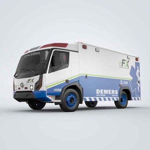Ambulancia con cuerpo modular independiente - eFX - DEMERS - camión / tipo III / eléctrica