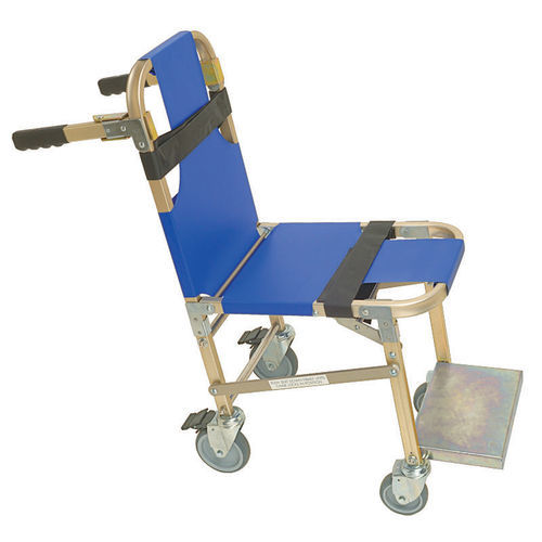 Silla de traslado de pacientes de exterior - JSA-800-CON - Junkin Safety Appliance Company - salvaescaleras / con ruedas / para personas con movilidad reducida