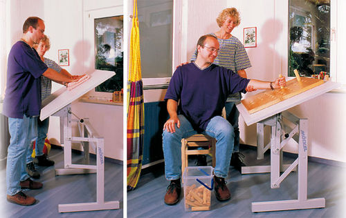Mesa de ergoterapia de altura variable - ergo S72 - Möckel Feinmechanik