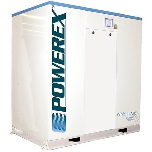 Sistema de compresión de aire médico - MSE series - Powerex - scroll / estacionario / 2 unidades