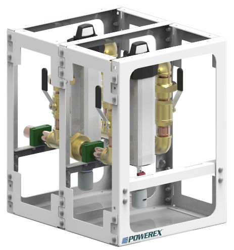 Sistema de filtración de vacío - MVF series - Powerex - para centro sanitario
