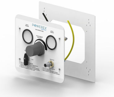 Unidad de control de presión - GCPR series - Powerex - de caudal / de centrales de gases médicos