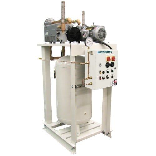 Sistema de vacío de laboratorio - LVVD0203 - Powerex - de paletas / lubricado