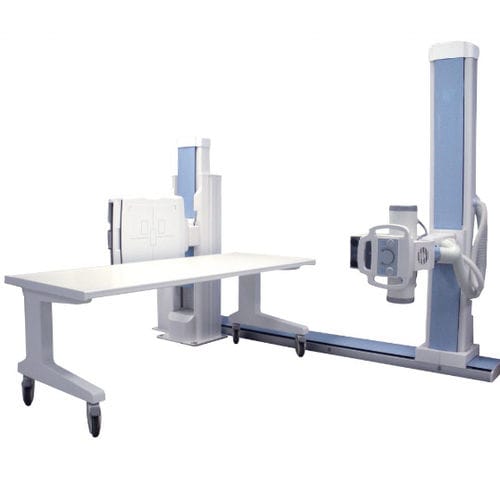 Sistema de radiografía digital - FRS - Cuattro Europe - para radiografía polivalente / con mesa móvil / con Bucky en el suelo