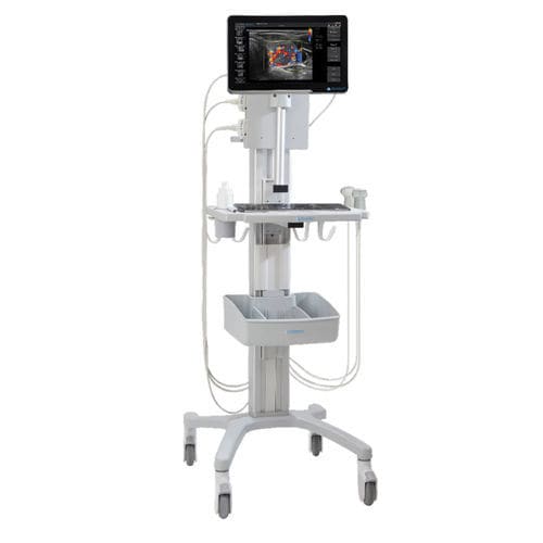 Carro médico - uSmart® 3200T Plus - Terason - para ecógrafo / de sonda / para escayola
