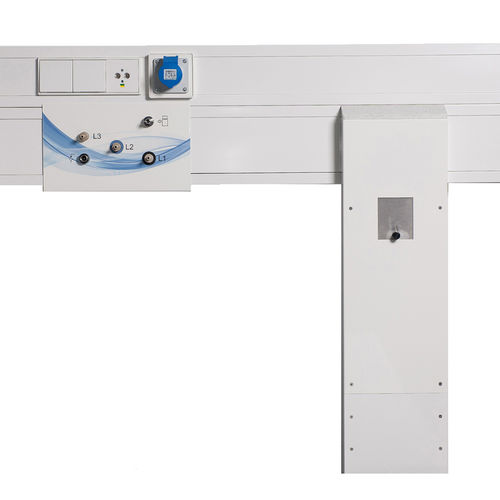 Unidad médica de cabecera horizontal - NEPHRO RAIL - DWA - de pared