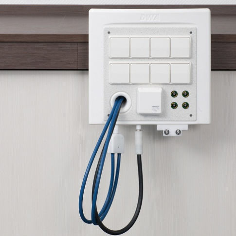 Unidad médica de cabecera de pared - NEPHRO SLIDE - DWA - para centro de diálisis