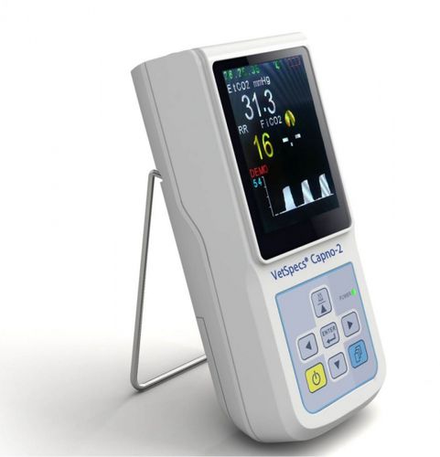 Monitor de paciente de mano - VetSpecs® Capno-2  - VetSpecs - de CO2 / veterinario / Bluetooth