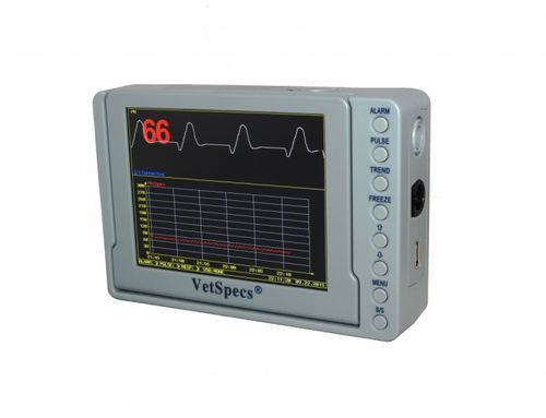 Monitor de constantes vitales portátil - VetSpecs® Flex™ PM10 - VetSpecs - de temperatura / para la presión arterial / para oximetría de pulso