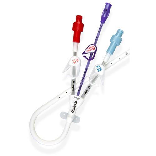 Catéter de hemodiálisis - Power-Trialysis® - Bard Access Systems - venoso / de tres luces