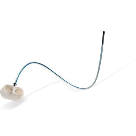 Cámara implantable venosa - M.R.I.® - Bard Access Systems - de dos luces / de silicona