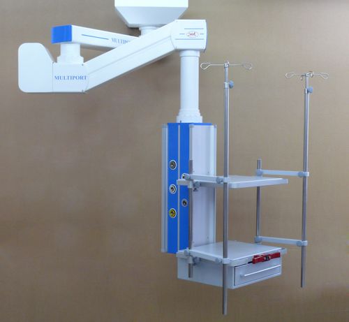 Brazo de distribución de techo - M-GL09A - Medical Technologies LBI - para cuidados intensivos / articulado / de altura regulable